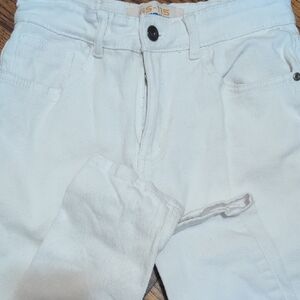 Men's Slim White Jeans